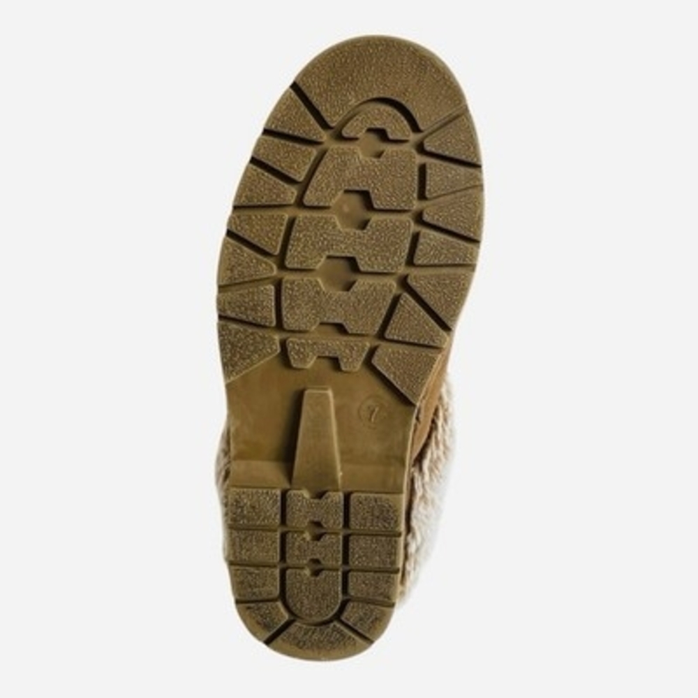 Eddie Bauer Janie Womens Suede Faux Fur Lined Clog Slippers Brown Size 7 - Picture 7 of 8